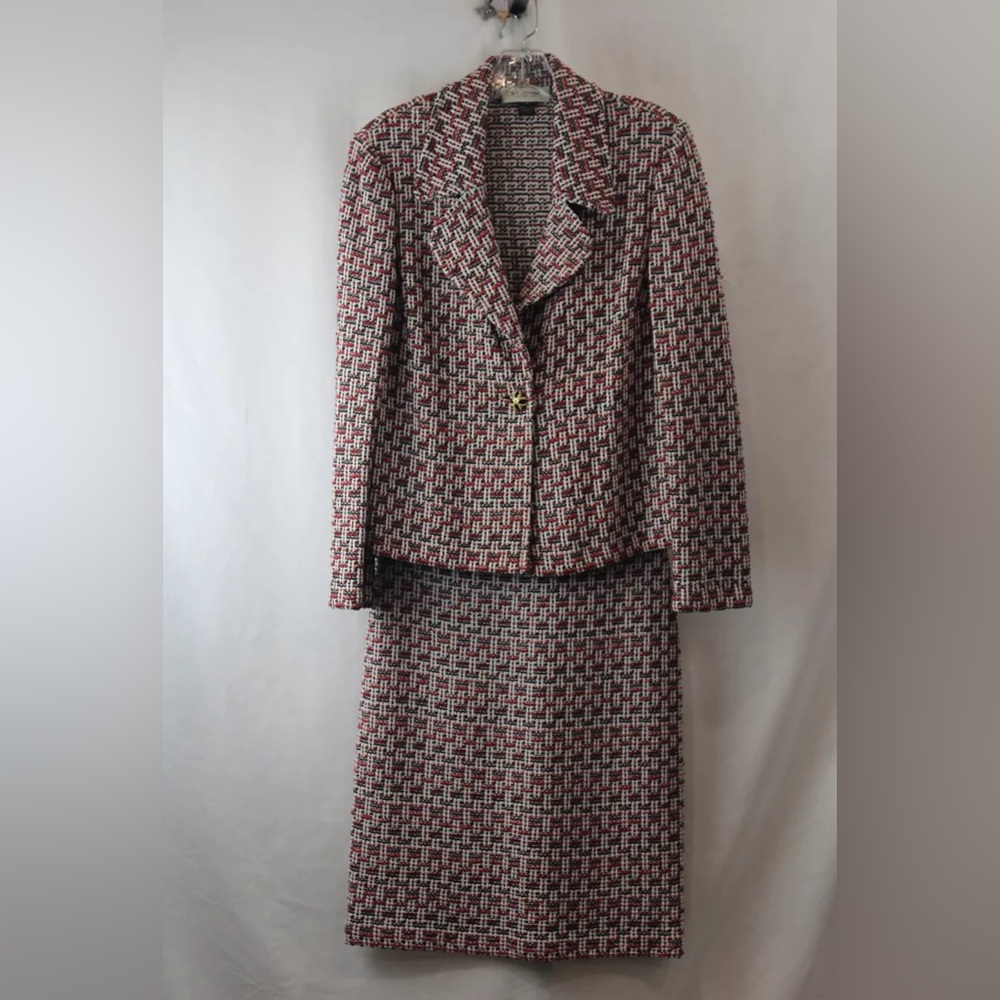 St. John dress suit set with blazer